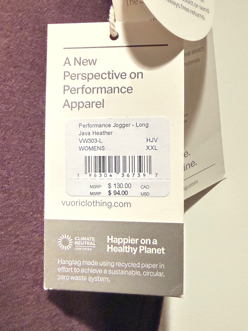 Vuori Performance jogger - long - Picture 6 of 6